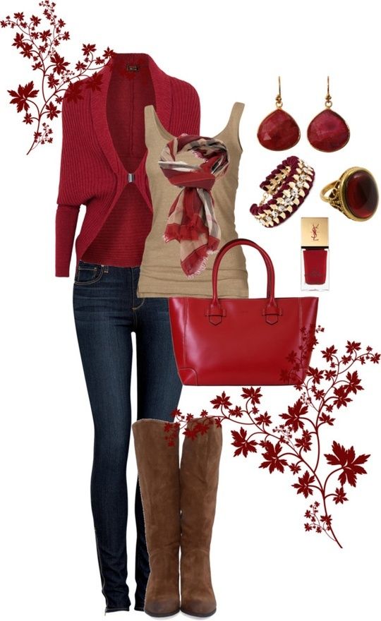 come abbinare il rosso:gioielli e accessori