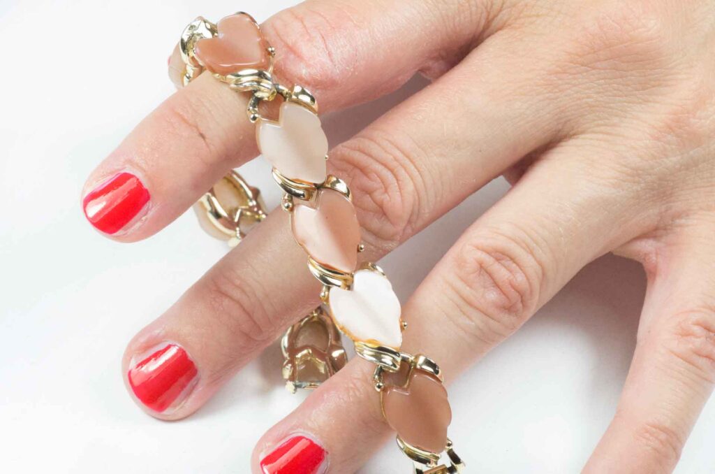 bracciale lucite marrone
